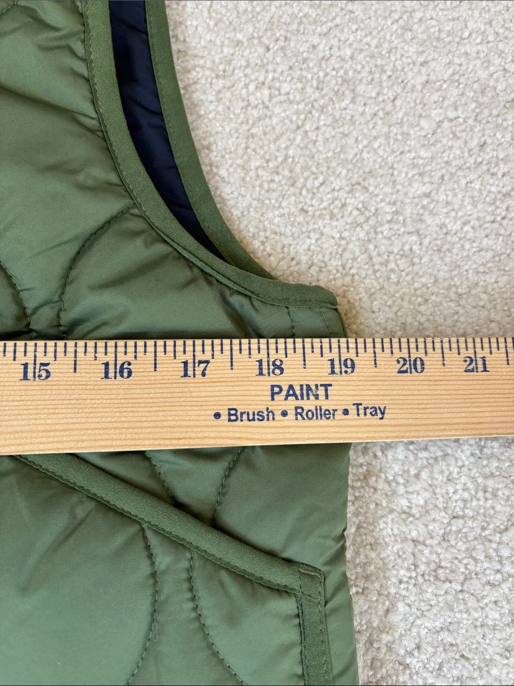 J Crew Green Primaloft Puffer Zip Snap‎ Vest Women’s Small $148